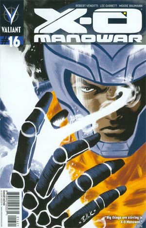 X-O Manowar Vol 3 #16 Cover B Incentive Dave Bullock Variant Cover