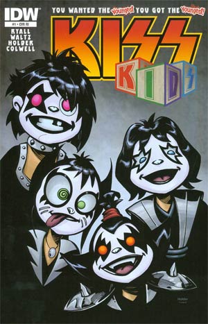 KISS Kids #1 Cover C Incentive Jose Holder KISS Kids Album Variant Cover