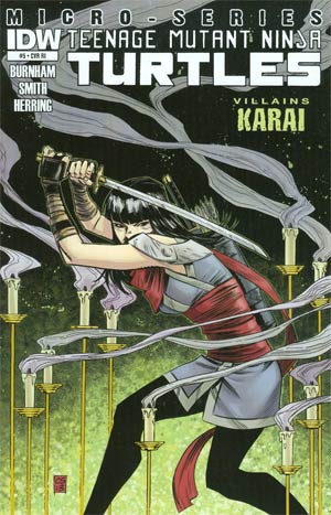 Teenage Mutant Ninja Turtles Villain Micro-Series #5 Karai Cover B Incentive Cory Smith Variant Cover