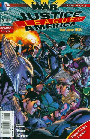 Justice League Of America Vol 3 #7 Cover D Combo Pack Without Polybag (Trinity War Part 4)