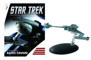Star Trek Starships Figure Collection Magazine #7 Klingon KTinga-Class Battle Cruiser