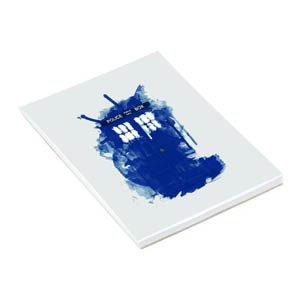 Doctor Who Notepad- Modern Art TARDIS