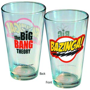 Big Bang Theory Pint Glass - Bazinga
