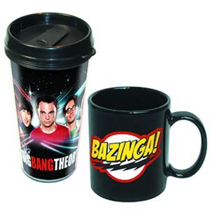 Big Bang Theory Ceramic And Travel Mug Combo Set