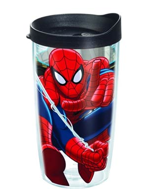 Tervis Marvel Spider-Man Wrap With Lid 10-Ounce Tumbler