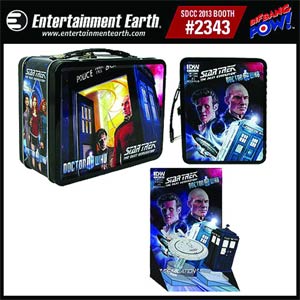 Doctor Who / Star Trek The Next Generation Monitor Mate Tin Tote Gift Set