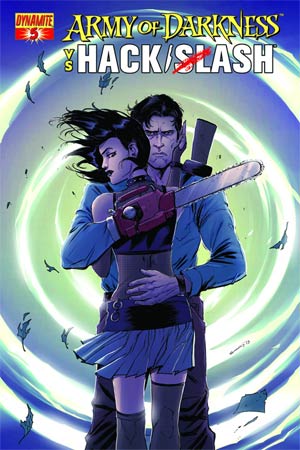 Army Of Darkness vs Hack Slash #5 Cover B Regular Tim Seeley Cover