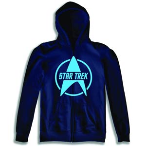 Star Trek Logo Previews Exclusive Zip-Up Hoodie Medium