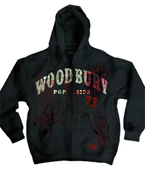 Walking Dead Woodbury Previews Exclusive Zip-Up Hoodie XX-Large
