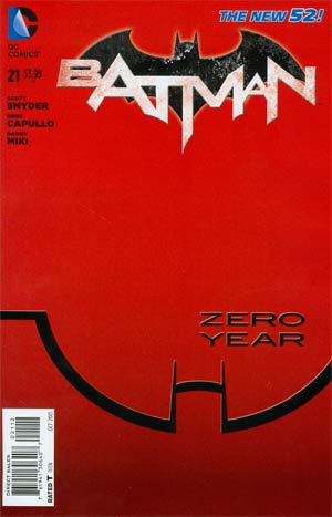 Batman Vol 2 #21 Cover F 2nd Ptg (Batman Zero Year Tie-In)