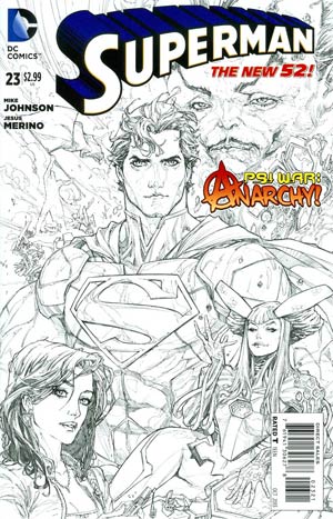 Superman Vol 4 #23 Cover B Incentive Kenneth Rocafort Sketch Cover