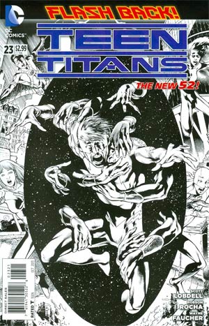 Teen Titans Vol 4 #23 Cover B Incentive Eddy Barrows Sketch Cover