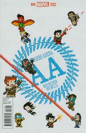 Avengers Arena #14 Cover B Incentive Matthew Waite 8-Bit Variant Cover