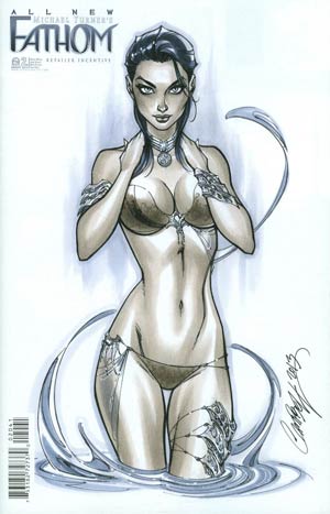 All New Fathom #2 Cover C Incentive J Scott Campbell Sketch Cover