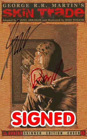 George RR Martins Skin Trade #1 Cover E Incentive Signed By George RR Martin