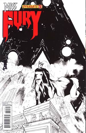 Miss Fury Vol 2 #5 Cover F Incentive Billy Tan Black & White Cover
