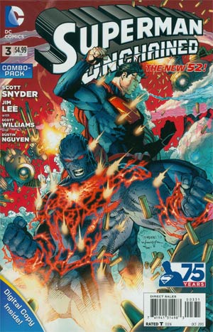 Superman Unchained #3 Cover D Combo Pack Without Polybag