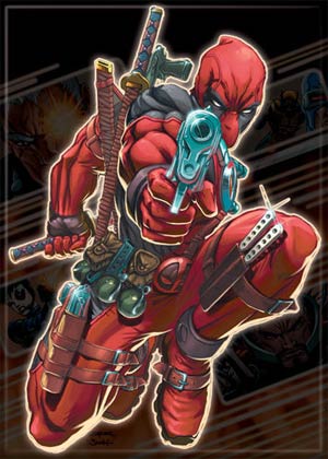 Marvel Comics 2.5x3.5-inch Magnet - Deadpool Crouched (21279MV)