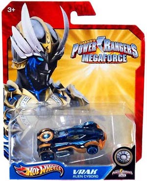 Hot Wheels Power Rangers Megaforce 1/64 VRAK Alien Cyborg Car
