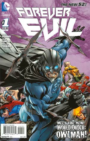 Forever Evil #1 Cover F Incentive Owlman Variant Cover