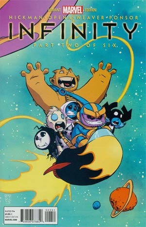 Infinity #2 Cover B Variant Skottie Young Baby Cover