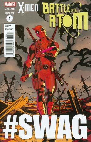 X-Men Battle Of The Atom #1 Cover B Variant Deadpool Struts Cover (Battle Of The Atom Part 1)