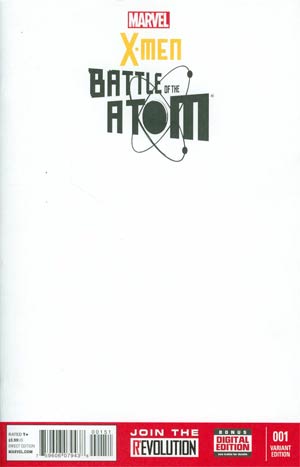 X-Men Battle Of The Atom #1 Cover C Variant Blank Cover (Battle Of The Atom Part 1)
