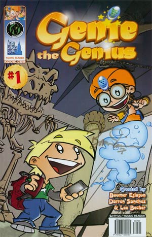 Genie The Genius #1 Cover B Incentive Signed By Boomer Esiason