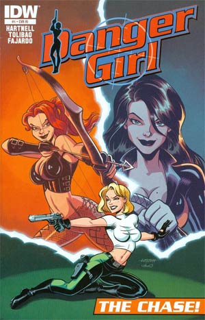 Danger Girl The Chase #1 Cover C Incentive Logan Wallace IDW Gets Animated Variant Cover