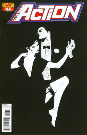 Codename Action #1 Cover H Incentive Jae Lee Black & White Cover