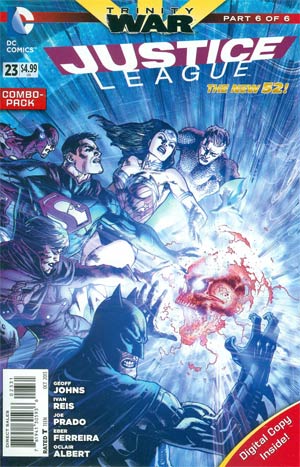 Justice League Vol 2 #23 Cover C Combo Pack Without Polybag (Trinity War Part 6)