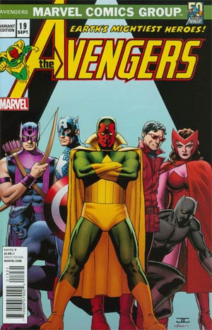 Avengers Vol 5 #19 Cover C Variant John Cassaday Avengers In The 1970s Cover (Infinity Tie-In)