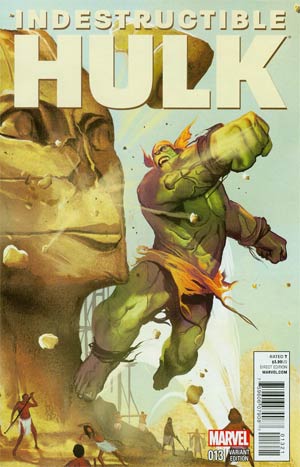 Indestructible Hulk #13 Cover B Incentive Time Travel Variant Cover