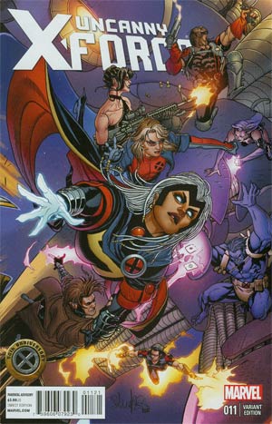 Uncanny X-Force Vol 2 #11 Cover B Variant X-Men 50th Anniversary Cover