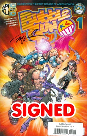 Bubblegun #1 Cover C Incentive Direct Market Cover Signed & Numbered