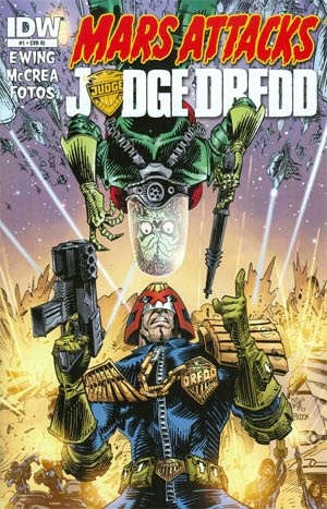 Mars Attacks Judge Dredd #1 Cover C Incentive John McCrea Variant Cover