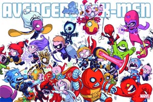 Avengers vs X-Men By Skottie Young Poster New Printing
