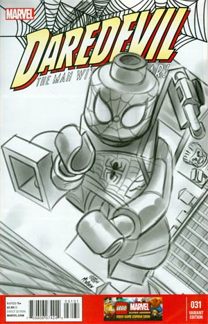 Daredevil Vol 3 #31 Cover C Incentive Leonell Castellani Lego Sketch Variant Cover