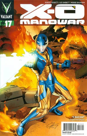 X-O Manowar Vol 3 #17 Cover B Incentive Clayton Henry Variant Cover