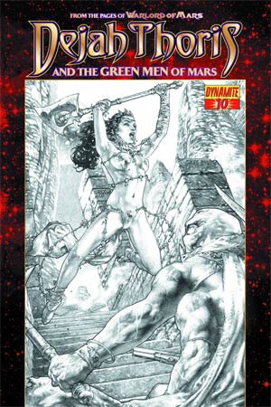 Dejah Thoris And The Green Men Of Mars #10 Cover B Variant Jay Anacleto Black & White Subscription Cover