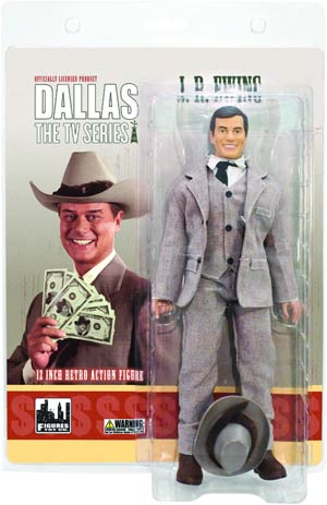 Dallas JR Ewing 12-Inch Retro Action Figure Assortment Case
