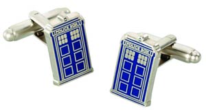 Doctor Who Cufflinks - TARDIS