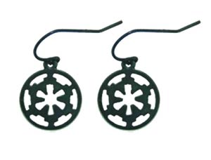 Star Wars Earrings - Imperial Symbol