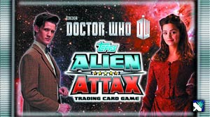 Doctor Who Alien Attax Booster Display