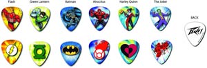 DC Comics Guitar Pick 12-Pack Heroes 2