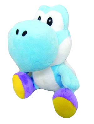 Super Mario Bros Plush - Light Blue Yoshi 6-Inch