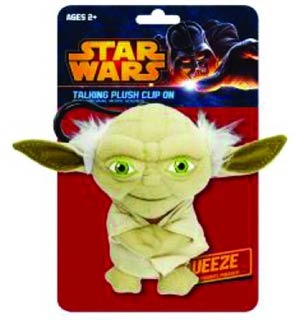 Star Wars Mini Talking Plush Clip-On - Yoda
