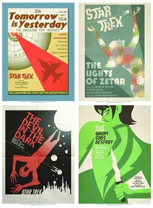 Star Trek The Original Series Art Prints Set 12
