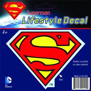 DC Heroes Superman Symbol Vinyl Sticker Assortment Case