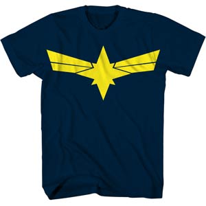 Captain Marvel Symbol Midtown Exclusive T-Shirt Large